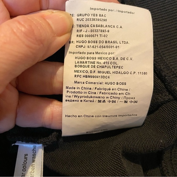 HUGO BOSS Men Chocolate Brown Full Zip Casual Jacket Size Large - Picture 8 of 9